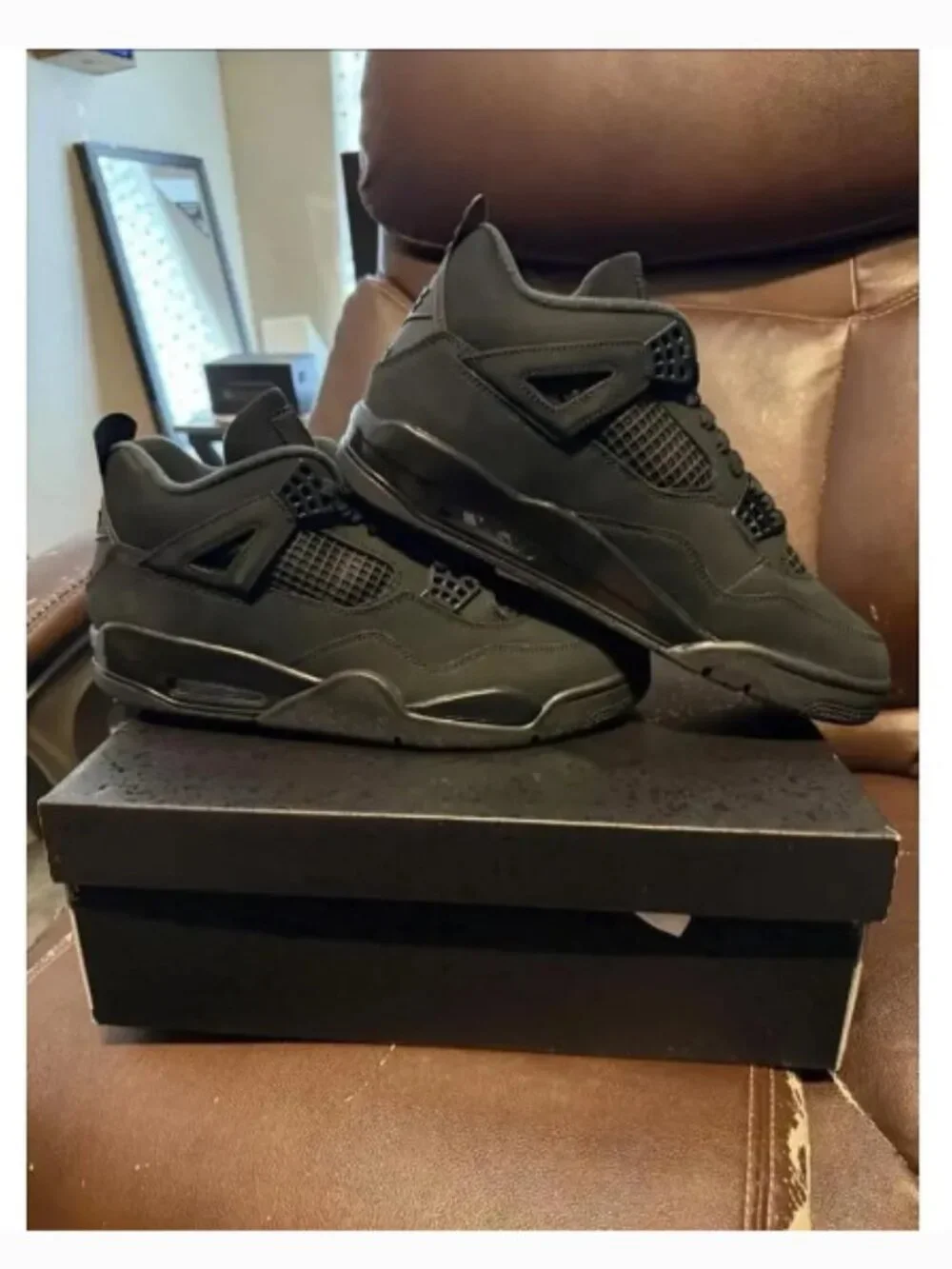 Nike Air Jordan 4 Black Cat 2025 JORDAN 4 BLACK CAT